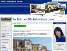 Tablet Screenshot of firstchoice4realestate.com